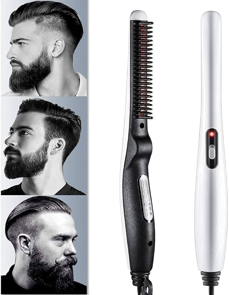 Rechargeable Hair & Beard Straightener - Multifunctional Hair Straightener and Comb.