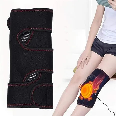 Thermal Knee Massager Electric Leg Joint Heating Vibration Massage Therapy Elbow Brace Arthritis Pain Physiotherapy Knee Support