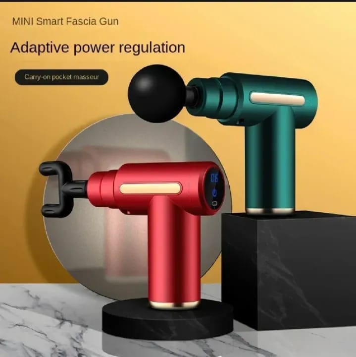 Massage Gun 5 in 1 Multifunctional Electric Body Massager with 6 Speeds – Deep Tissue Therapy, Pain Relief & 4 Interchangeable Heads